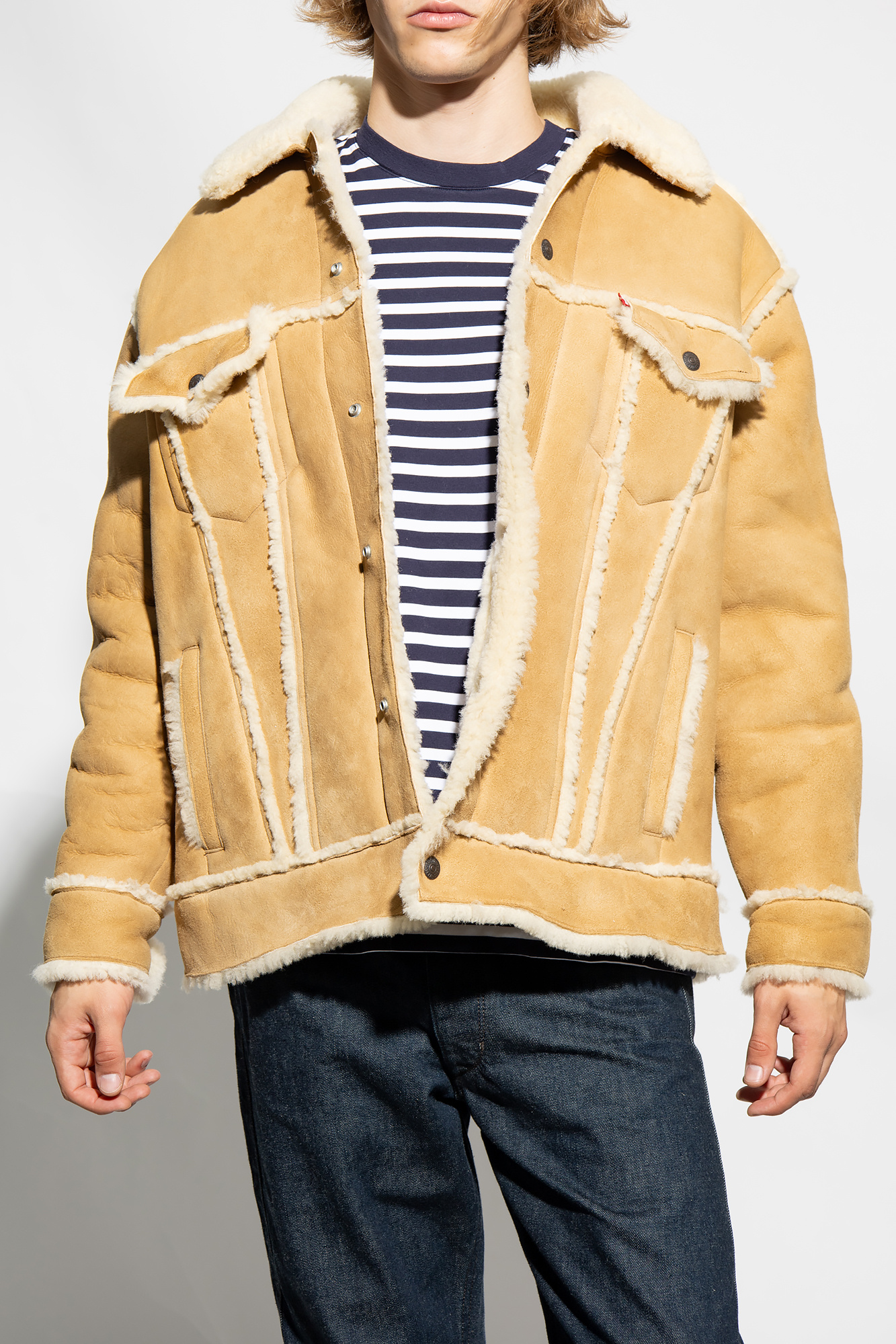 Levi's Shearling jacket with pockets | Men's Clothing | Vitkac